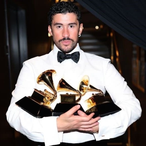 Bad Bunny at the 2026 Grammy Awards